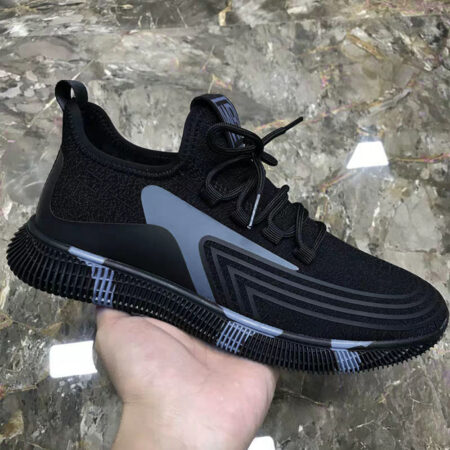 2024 Spring/Summer Breathable Mesh Sneakers Men's Running Leisure Sports New Casual Shoes