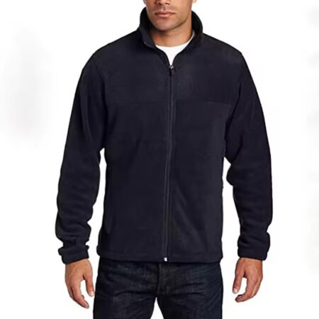 Custom Logo High Quality Wholesale Thick Zip Outdoor Grey Soft Shell Fleece Jackets For Men clothing