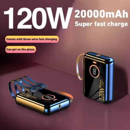120W 100000mAh Fast Charging Power Bank
